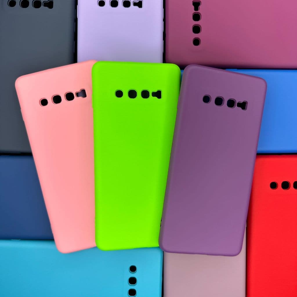 kit Capa + Pelicula Ceramica ou Somente capinha Para Samsung Galaxy S10 Plus Capinha Aveludada Case
