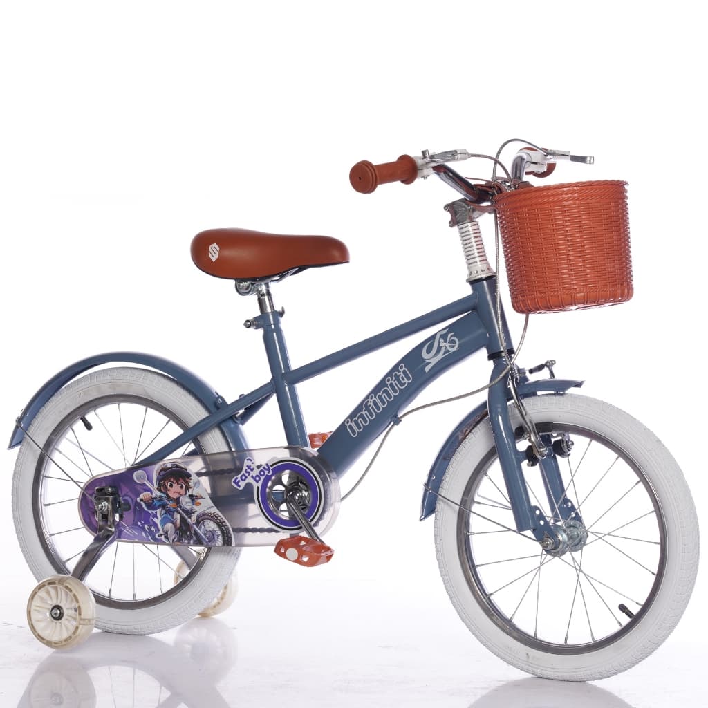Bicicleta Infantil Aro 16 Azul Premium Infiniti Kids