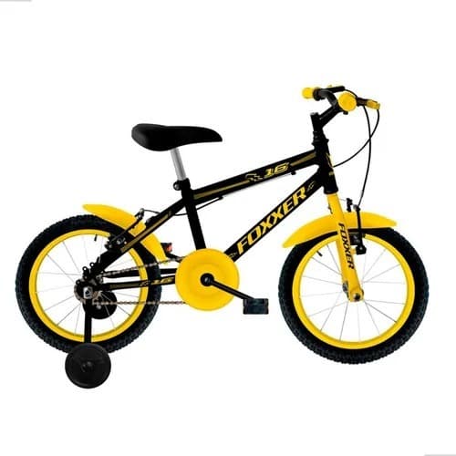 BICICLETA ARO 16 LUCCAHERO FOXXER AÇO DE 4 A 8 ANOS