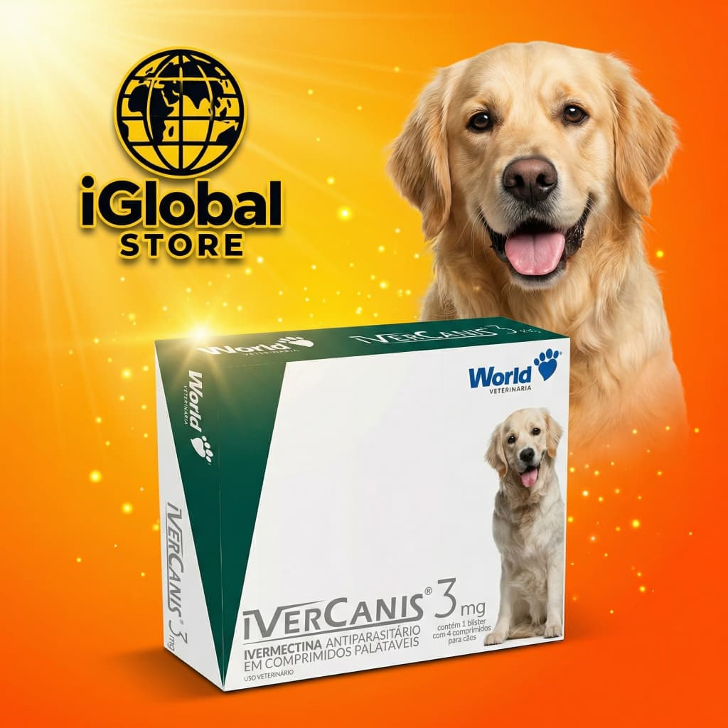 4 Comprimidos de Remédio Contra Carrapatos e Pulgas Para Cachorros, Duração de 4 a 6 Meses - Envio Imediato