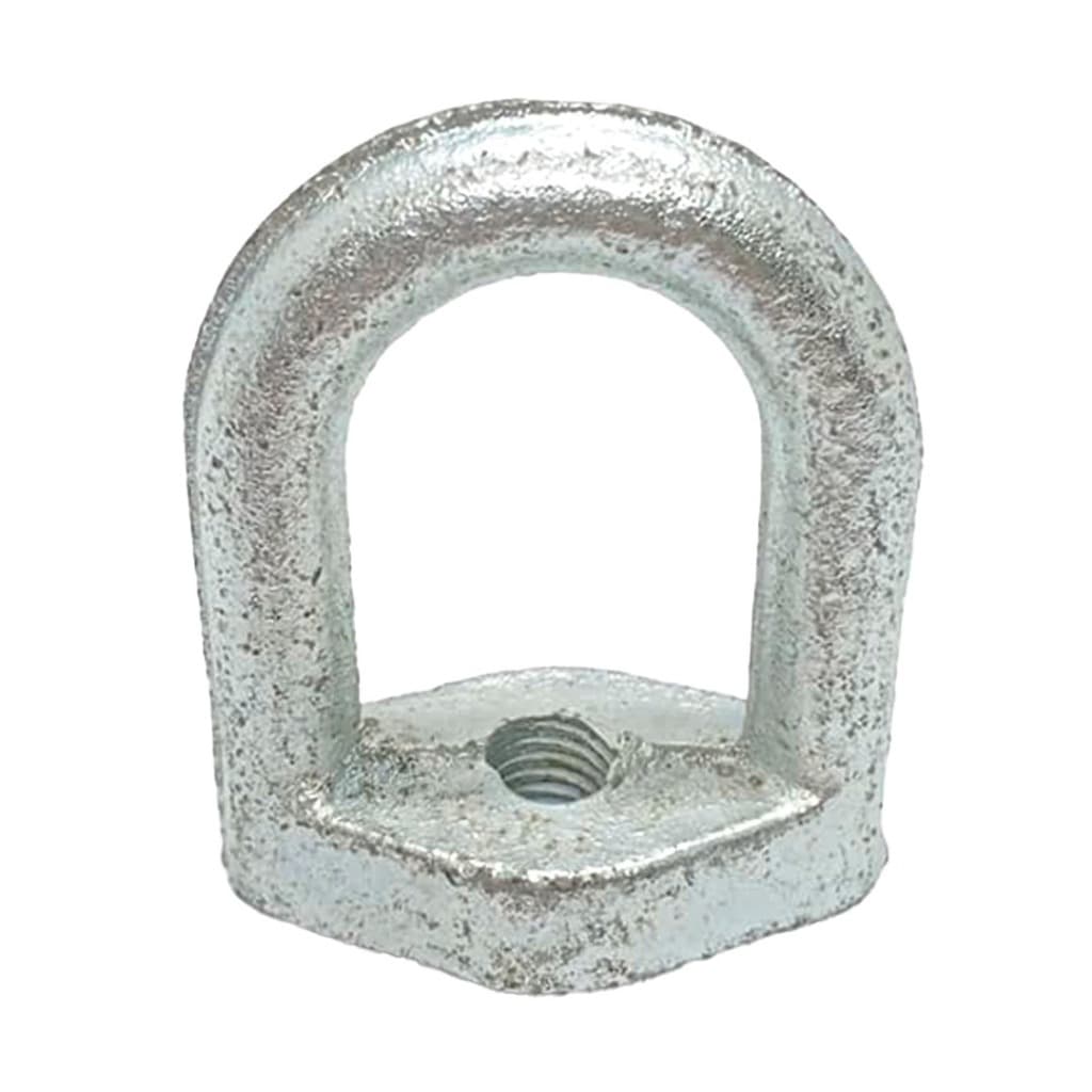 Porca Olhal Reto Aço Galvanizado Ancoragem Rosca M12