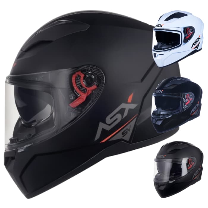 Capacete Moto Asx City Sv Com Óculos Solar Diversas Cores