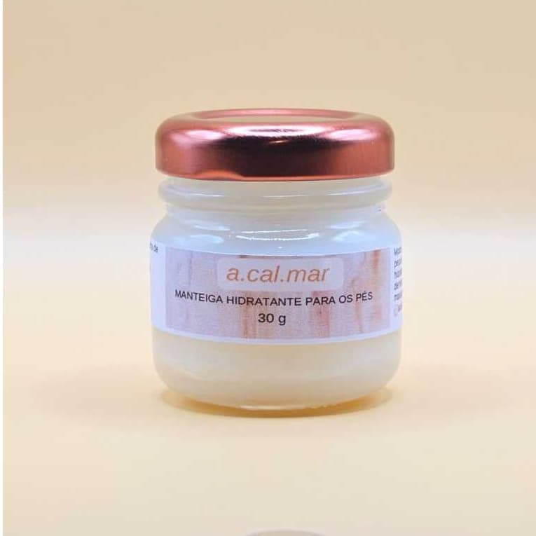 Manteiga de hidratação para pés ressecados com óleo essencial melaleuca - Acalmar Aromas
