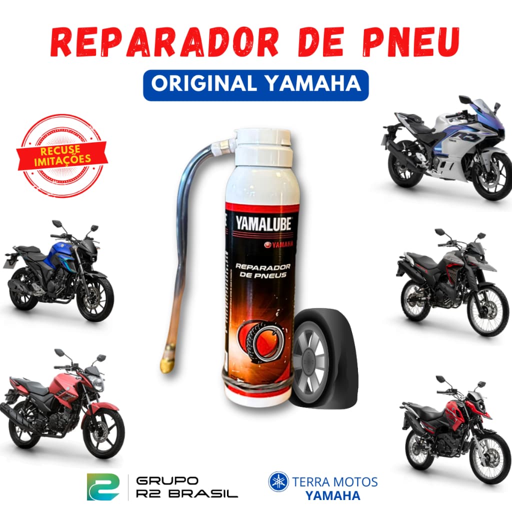 Reparador de Pneu Furado Original Yamaha Yamalube