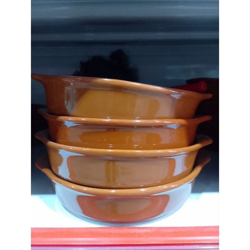 TRAVESSA REDONDA C/ABA 20CM GENI PORCELANAS