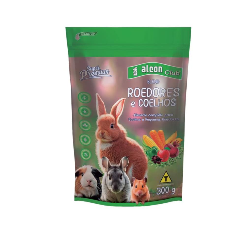Ração Para Coelhos e demais Roedores Alcon Blend 300g