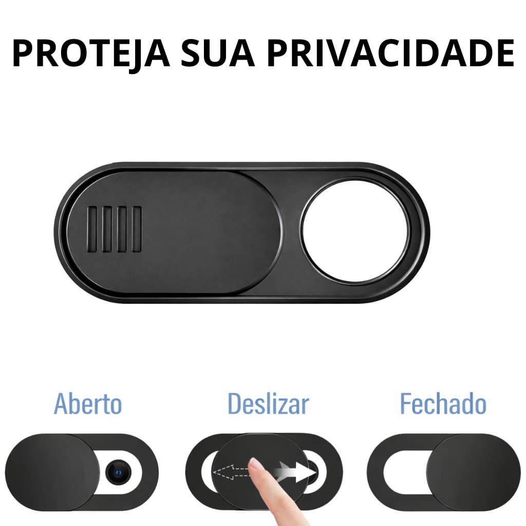 Kit 2 Tampa Deslizante Kit 2  Câmera Celular Notebook Anti Espionagem Privacidade