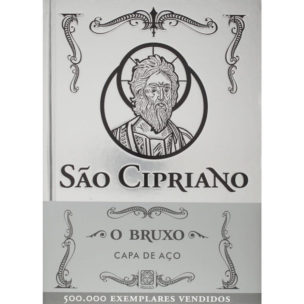 Livro -São Cipriano, o bruxo (capa de aço)