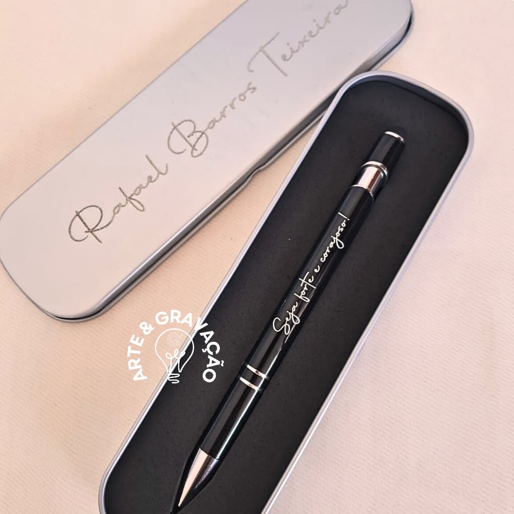 Conjunto Caneta Personalizada