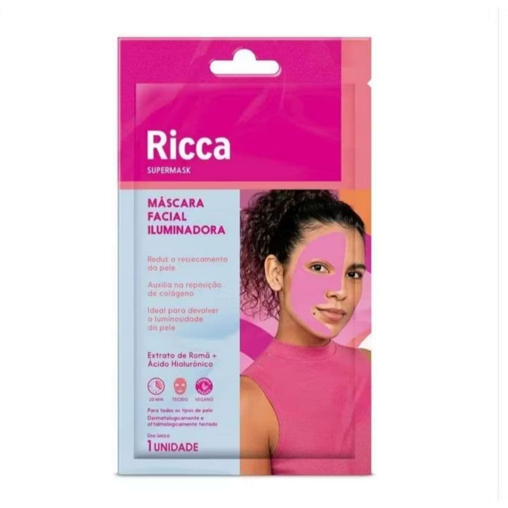 Mascara Facial Iluminadora Ricca