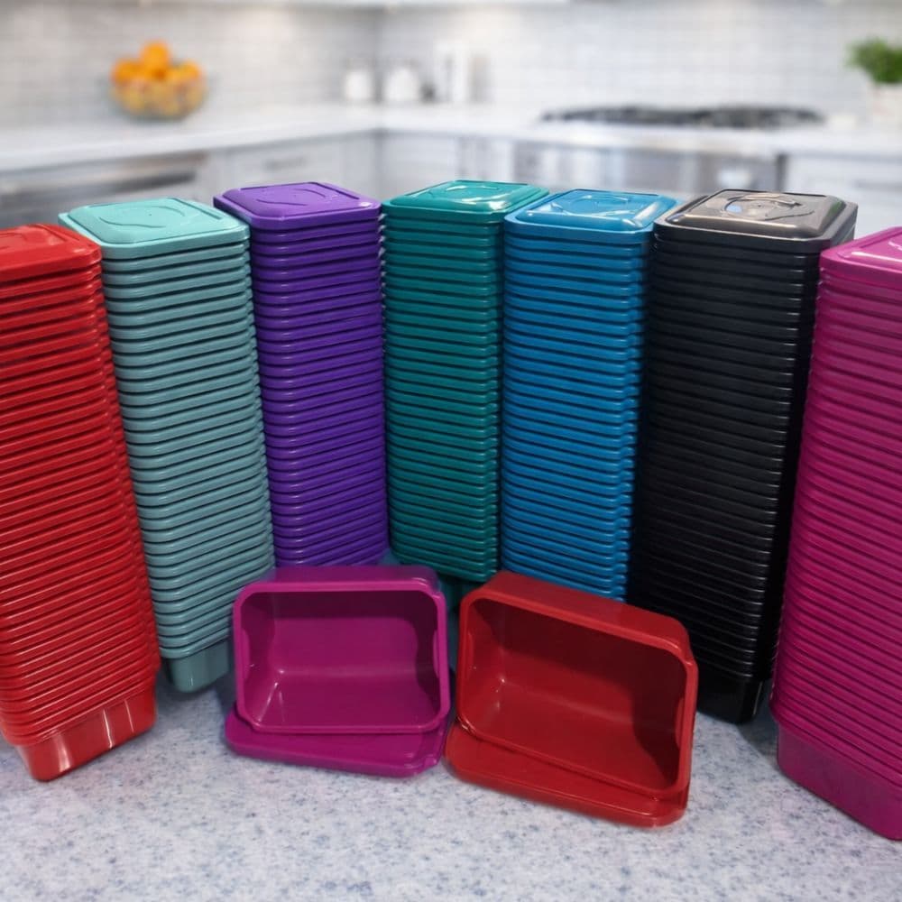 kit 30 potes de 500ml cozinha lanches e temperos