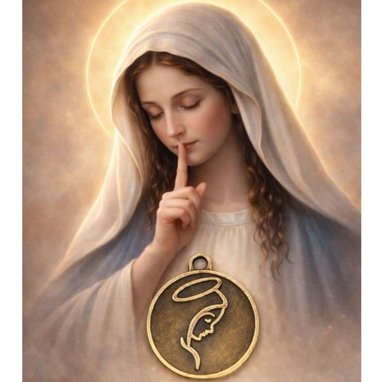 20 Medalhas Pingente Nossa Senhora de Metal Alto Relevo Montagem de Artesanatos
