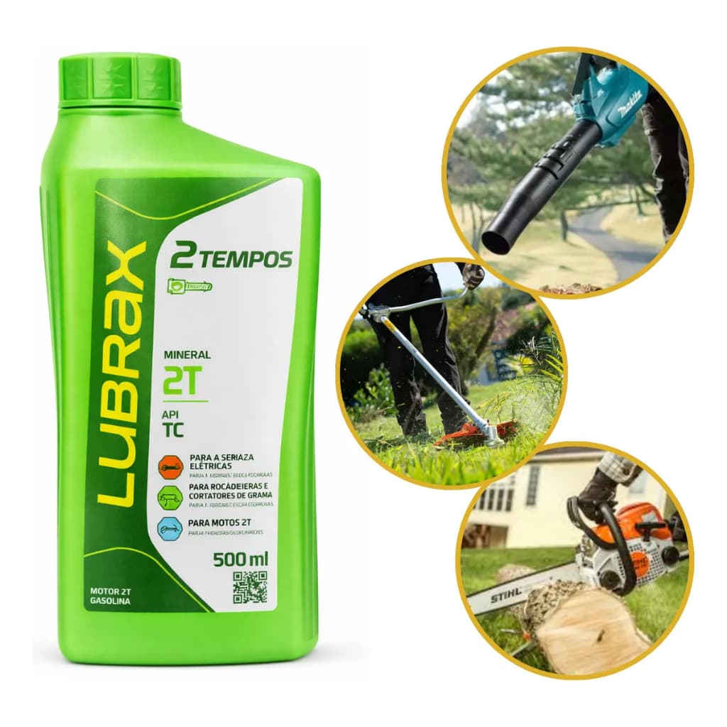 Oleo 2 Tempos Lubrax Api Tc(similar Oleo Stihl Castrol) Motor 2T