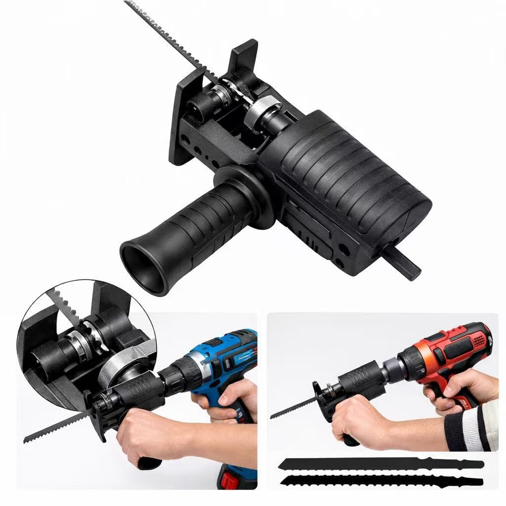 Adaptador Tico Tico Universal para Transformar Parafusadeira Furadeira em Serra Ferramenta de Corte para Madeira
