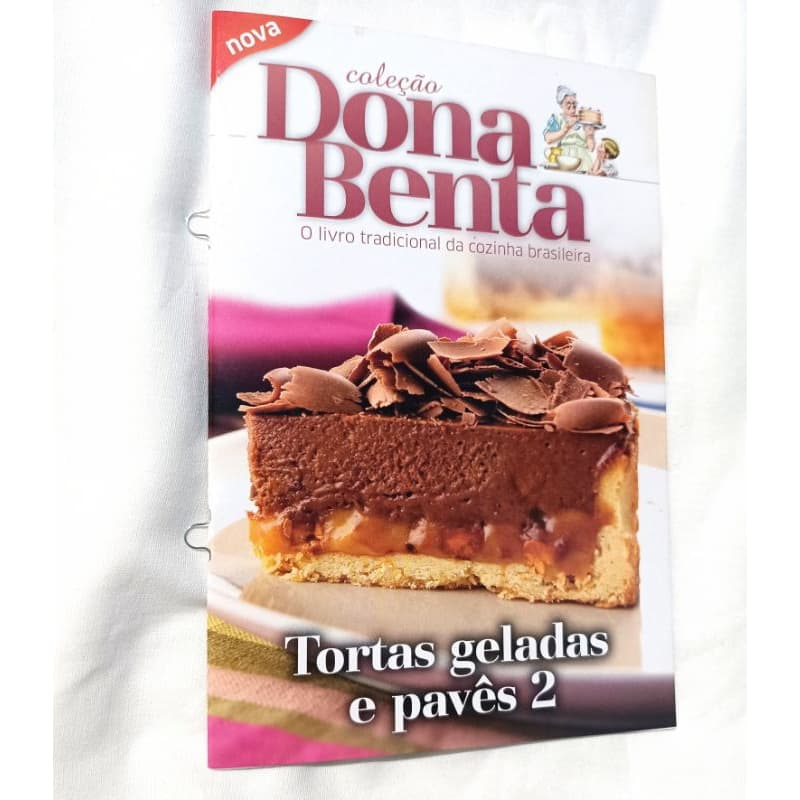 Livro coleção Dona Benta - tortas geladas e pavês 2