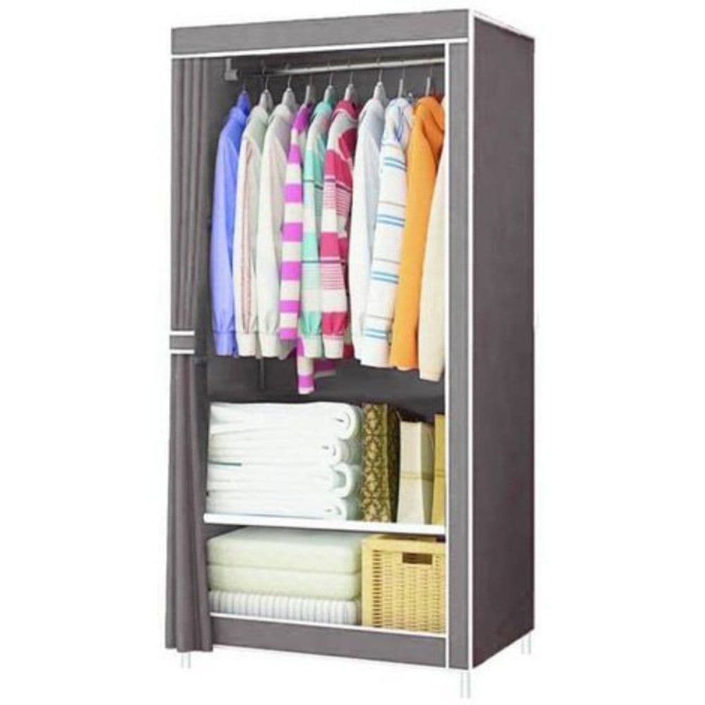 Guarda Roupa Dobrável Armário Organizador Portátil Multiuso Roupeiro Cabideiro - sortido