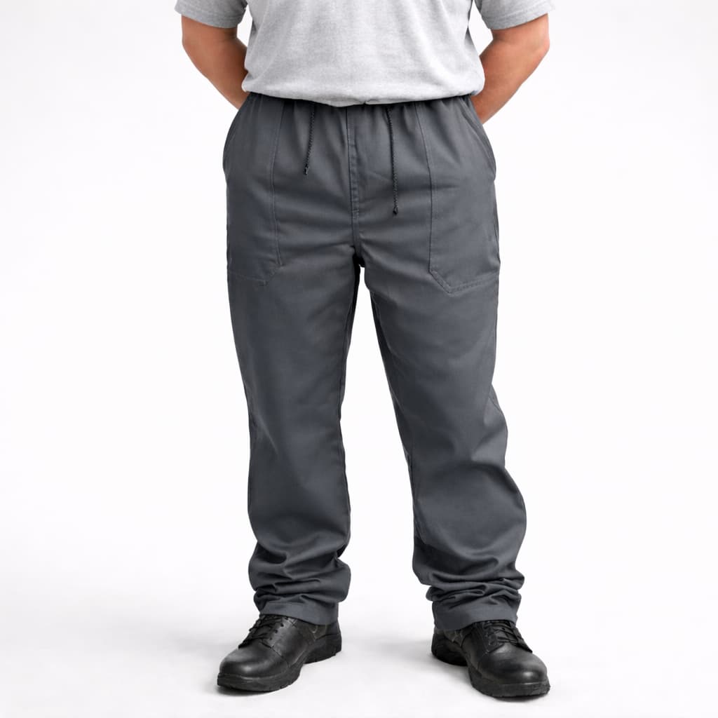 Calça Brim Masculina Uniforme Profissional para Trabalhar Reforçada Resistente Serviço Obras Gerais