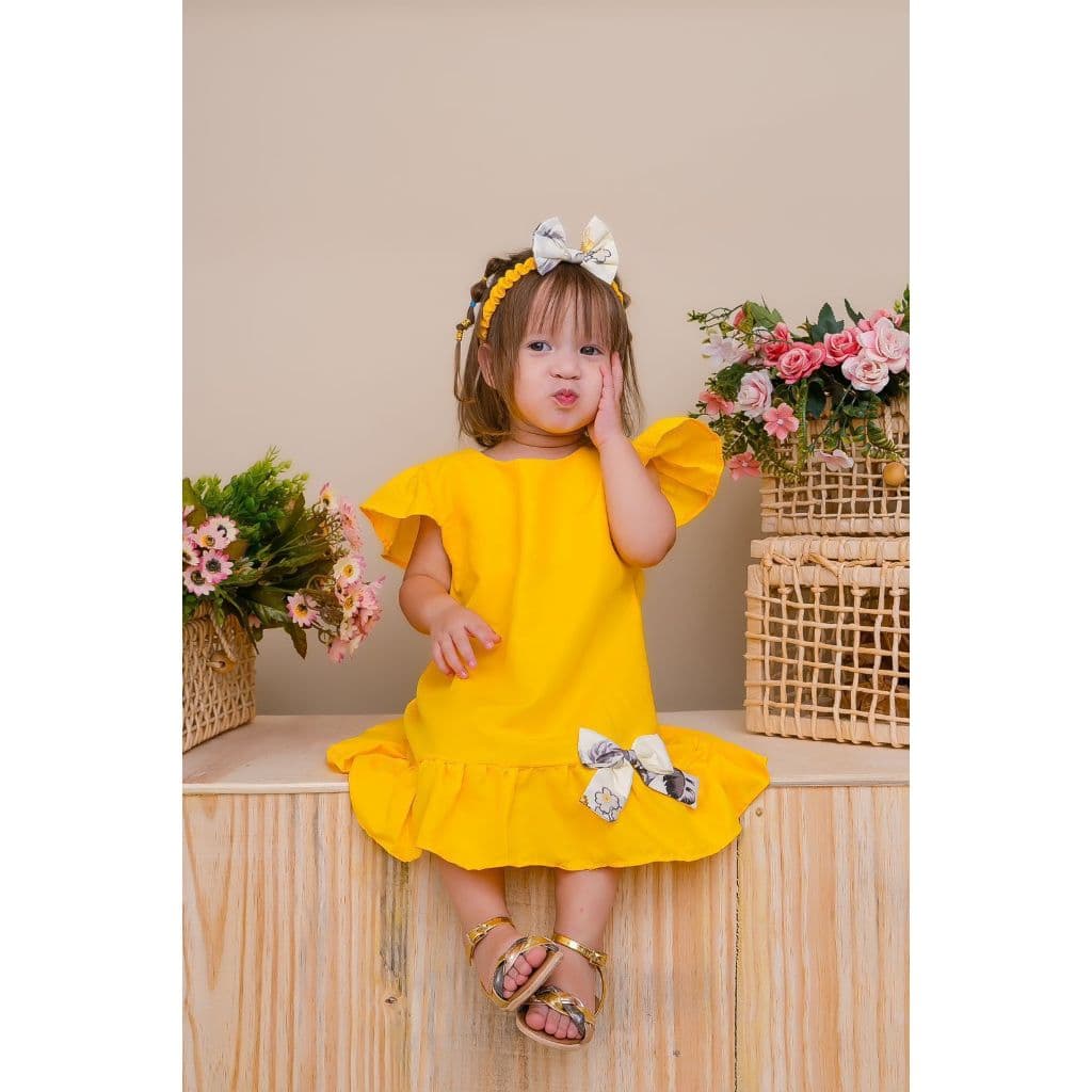 Vestido Infantil Menina | Vestido Menina Mocinha 1 Ano, 2 Anos, 3 Anos
