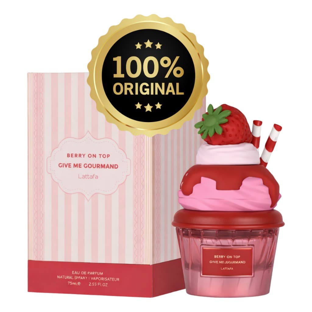 Perfume Árabe Lattafa Berry On Top Eau De Parfum 75 Ml Fruity Vanilla