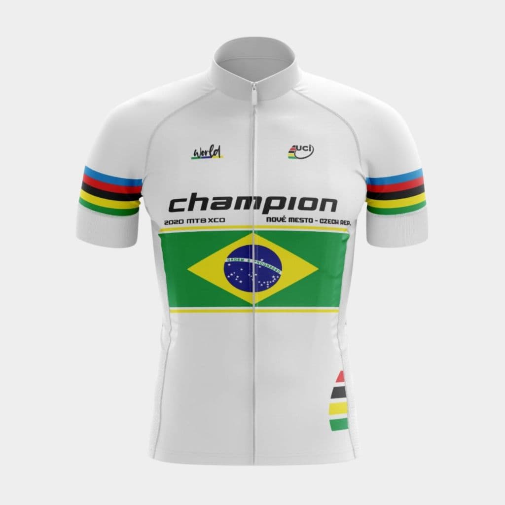 Camisa Camiseta Ciclismo Masculina Manga Curta Camiseta UV Zíper Total Roupa Bike Pedal Mtb