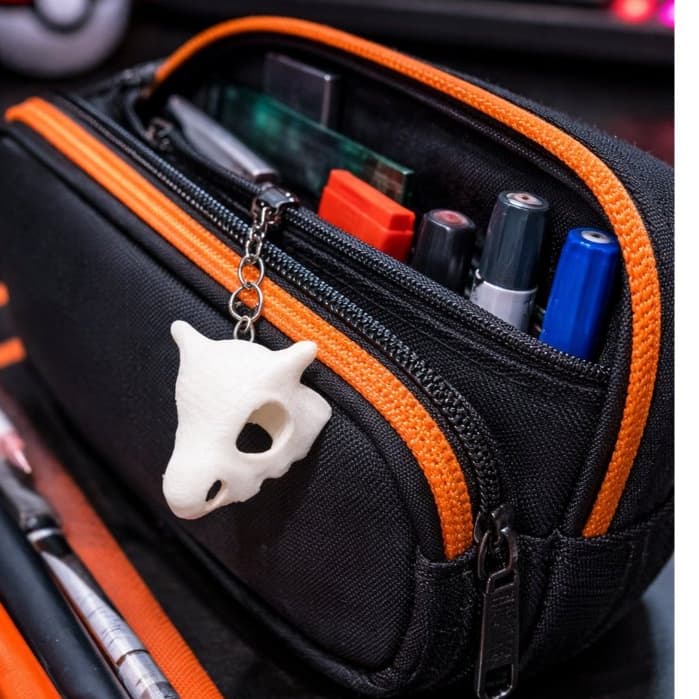 Chaveiro Capacete Cubone 3D – Item Geek Imperdível para Fãs de Pokémon
