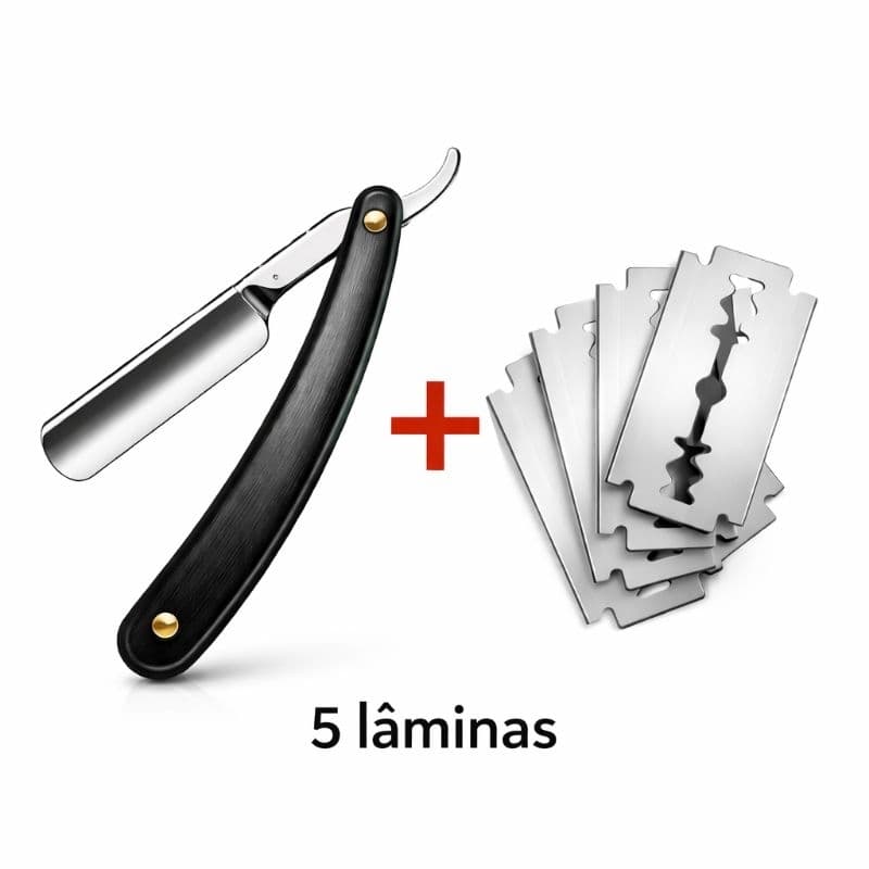 Navalha para Barbear e Acabamento – Modelo Profissional