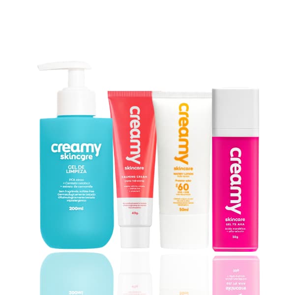 Kit Completo Creamy Skincare Pele Oleosa Best Sellers