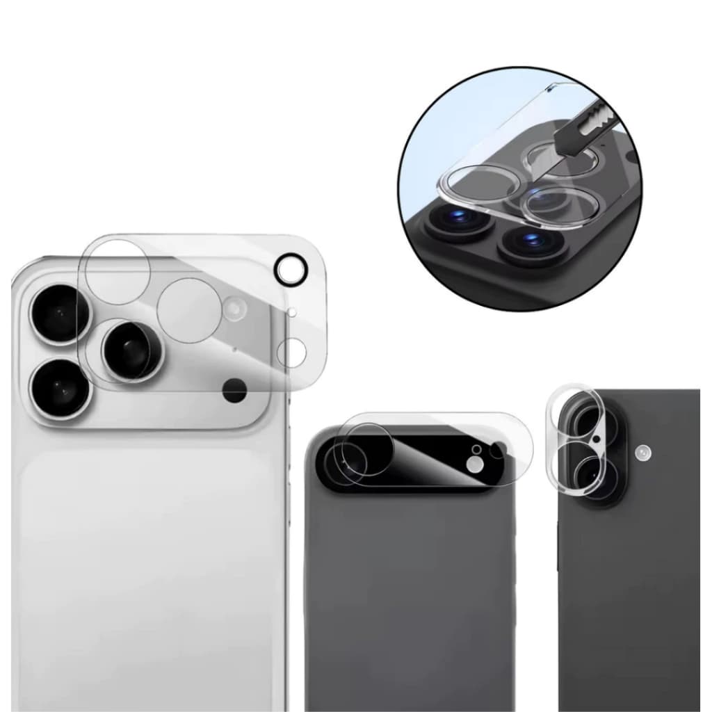 Película vidro 3d Proteção Lente da Câmera Para iPhone 17 17Pro 17Air 17Promax