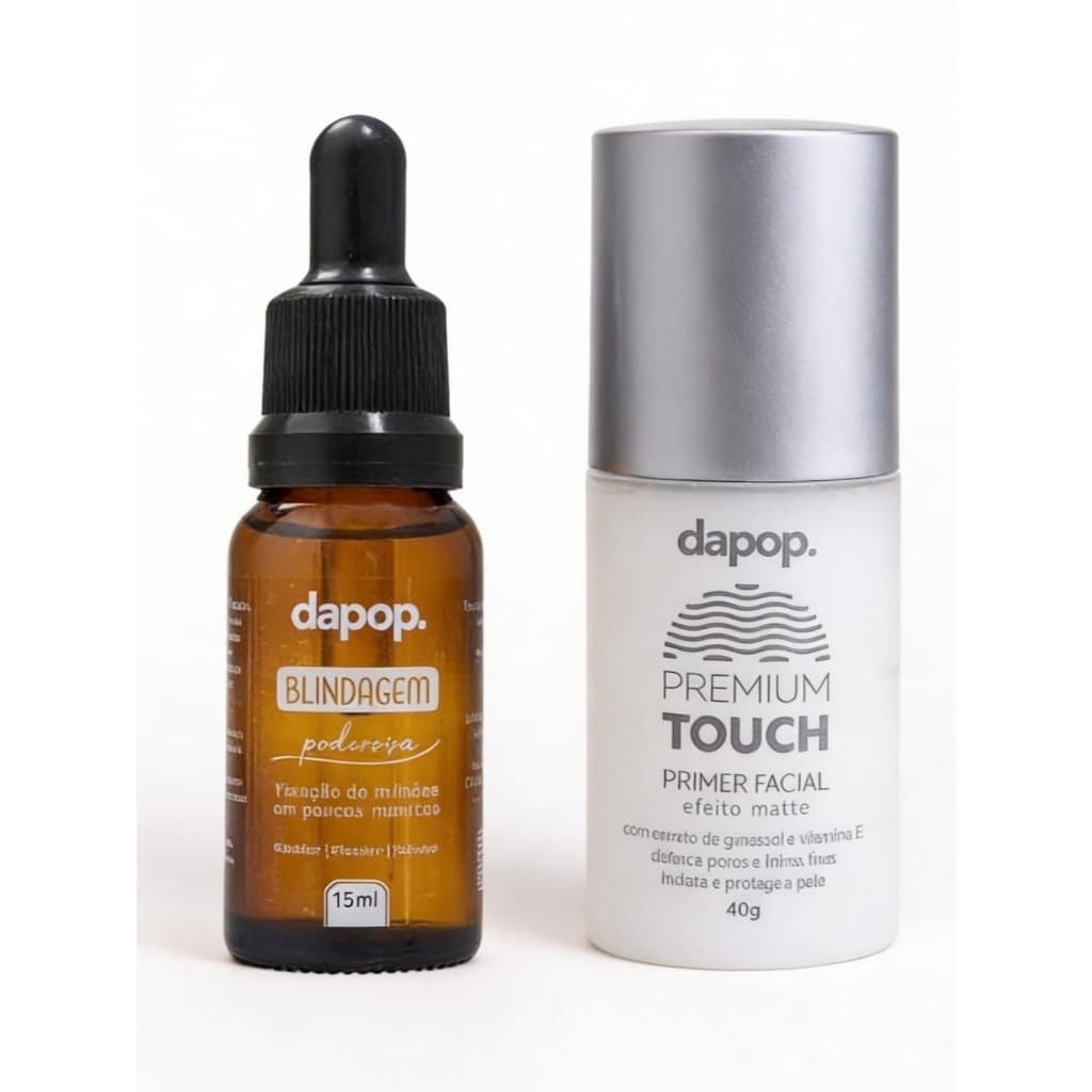 Primer Matificante Triplo Efeito + Blindagem 3x1 Fixador, Primer e Diluidor Dapop - Pré Maquiagem