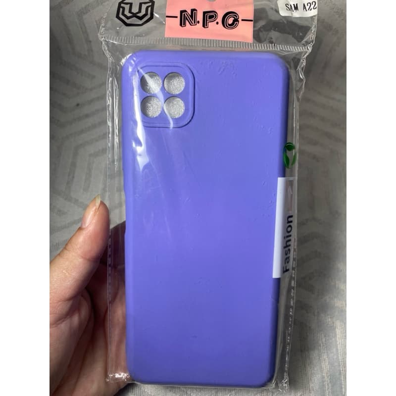 Capinha Para Celular Samsung A22 Lilás emborrachada