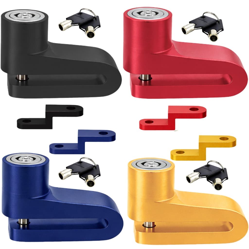 Trava Disco Para Moto Cadeado Antifurto Universal Disco De Moto