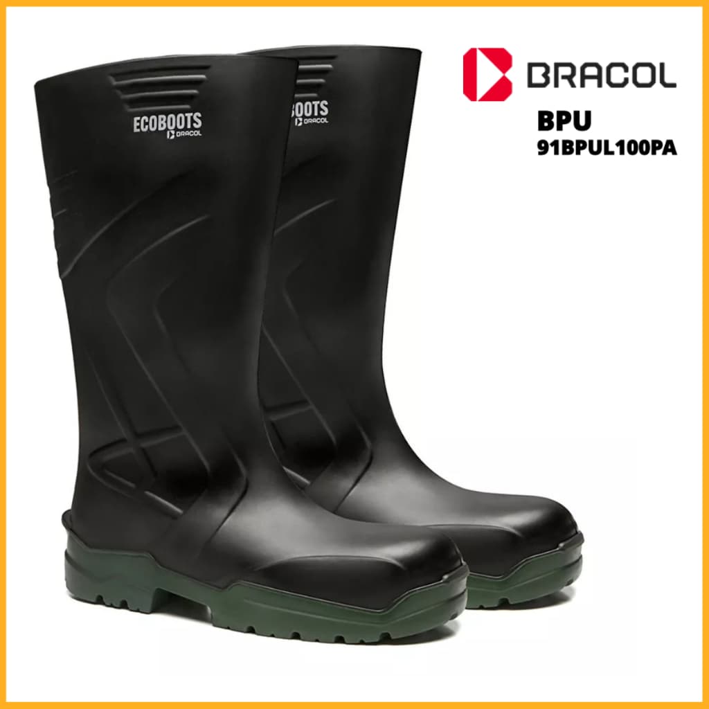 Bota Segurança PU Impermeável Antiperfuro CA34671 Conforto Trabalho Indústria Agrícola Composite Trabalho e Obra