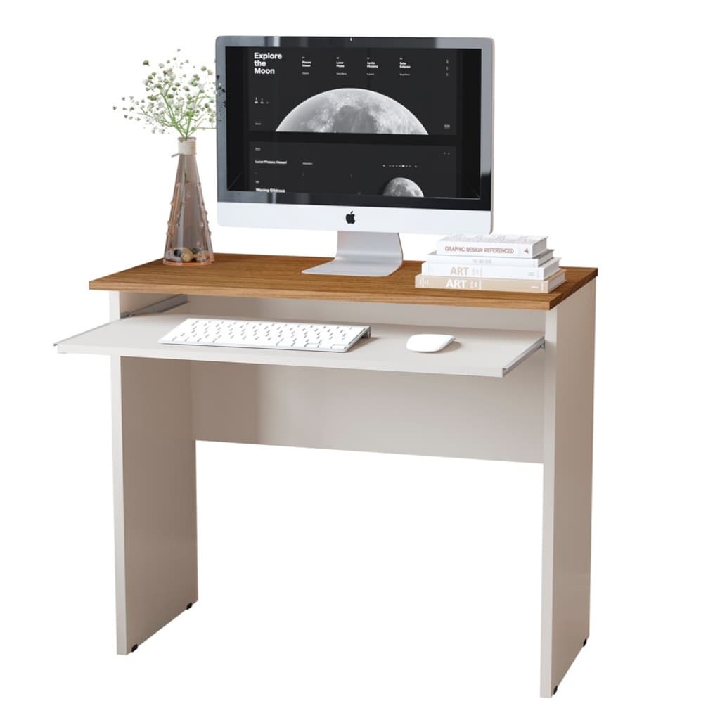 Mesa para Computador Futuro / Notebook Escritório com Apoio para Teclado...