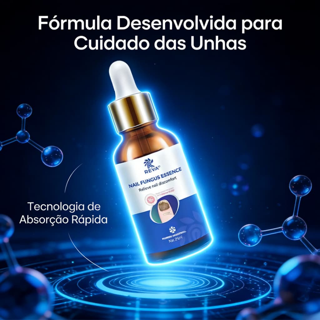 Sérum para Unhas 25ml Cuidado Diário com Conta Gotas para Unhas Fragilizadas