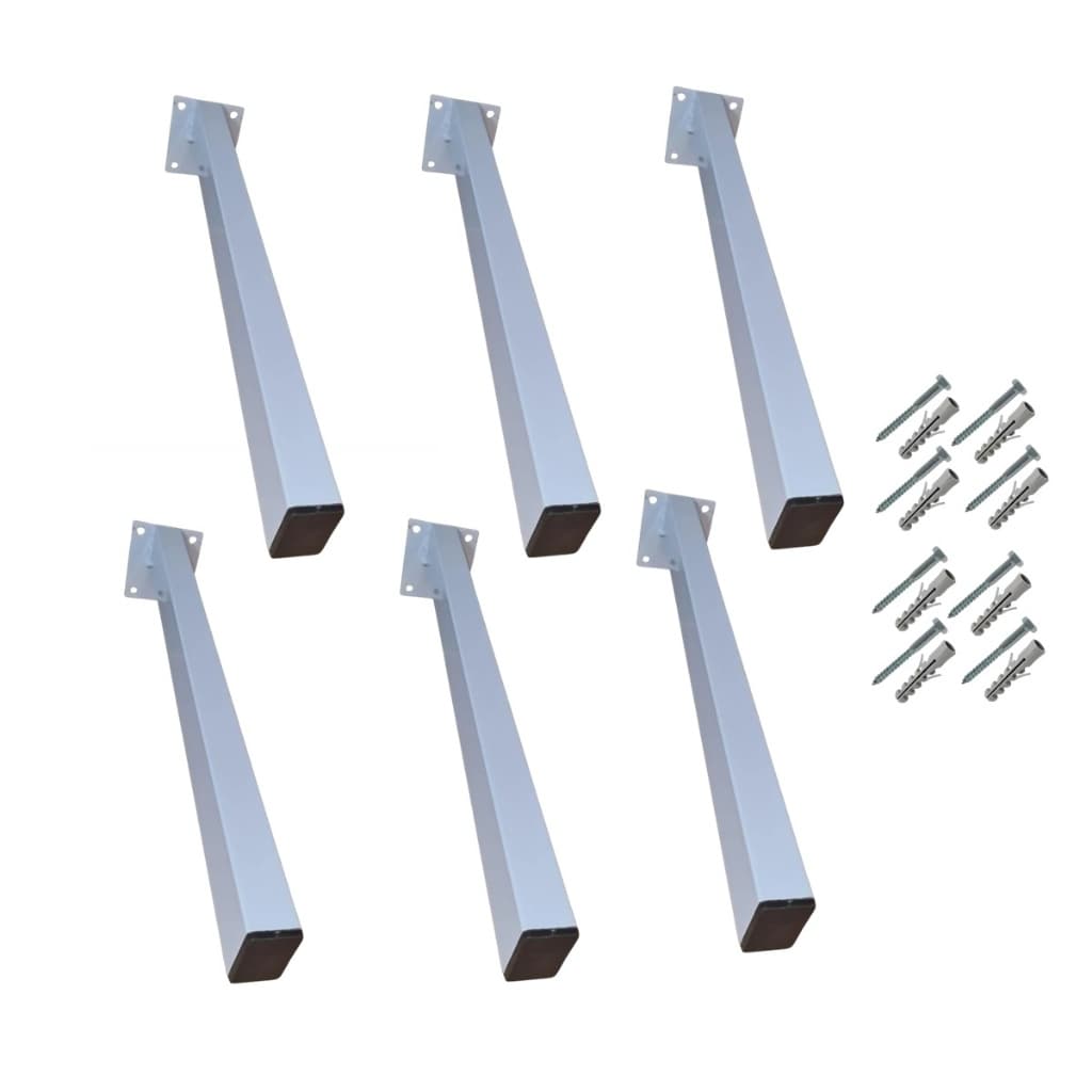 Suporte De Pia 50cm De Parafusar 06 Unidades Grapa Bancada + Kit de Fixação