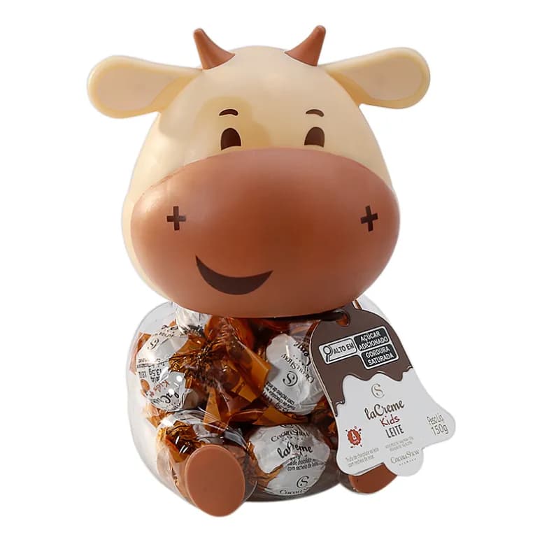 Cofre Vaquinha Cremilda Lacreme Kids Chocolate Cacau Show