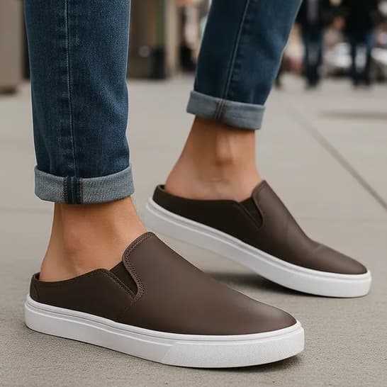 Tenis Mule   Masculino Casual Moderno e Sofisticado