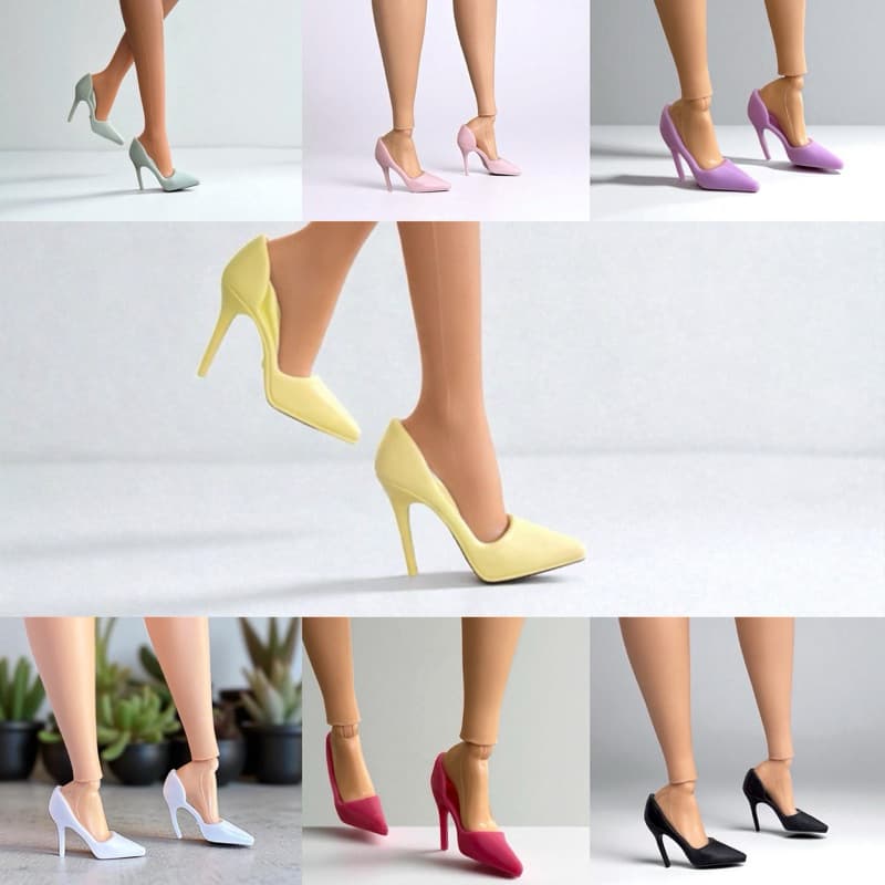 Sapato Scarpin para Boneca 30cm sapatinhos boneca sapato  boneca pequena roupinhas boneca presente meninas sapatinho