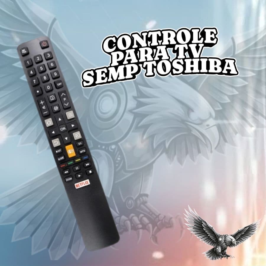 Controle remoto para tv Semp Toshiba Smart TVs LED 7254
