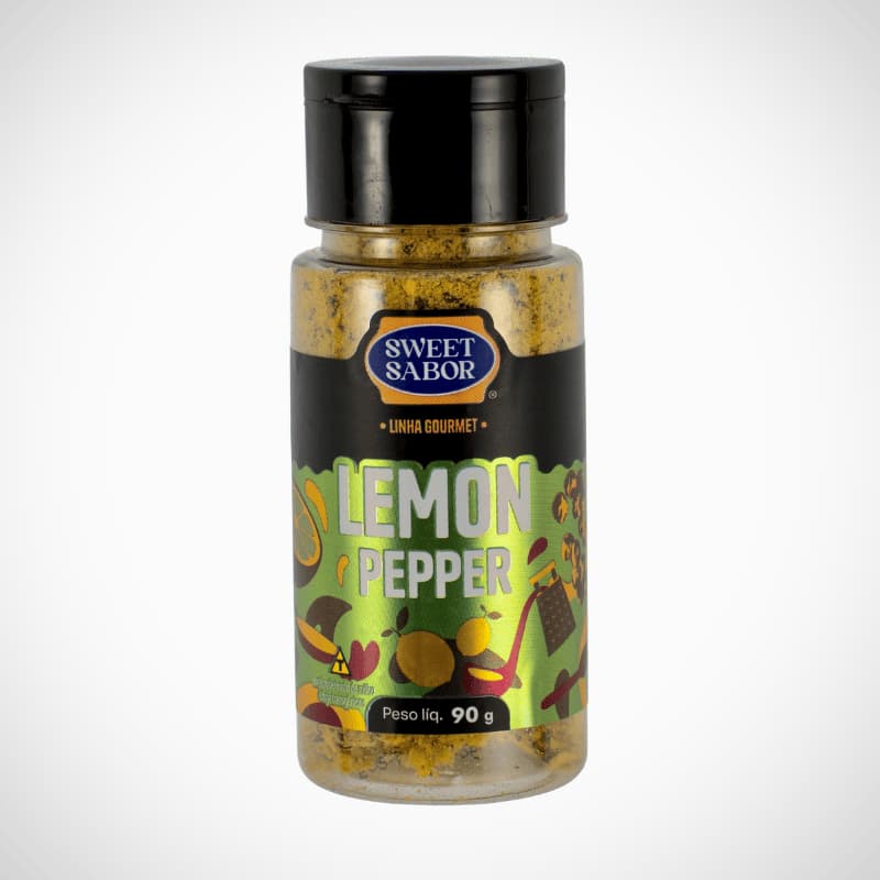 Lemon Pepper 90g Dosador Sweet Sabor - Tempero Limão e Pimenta