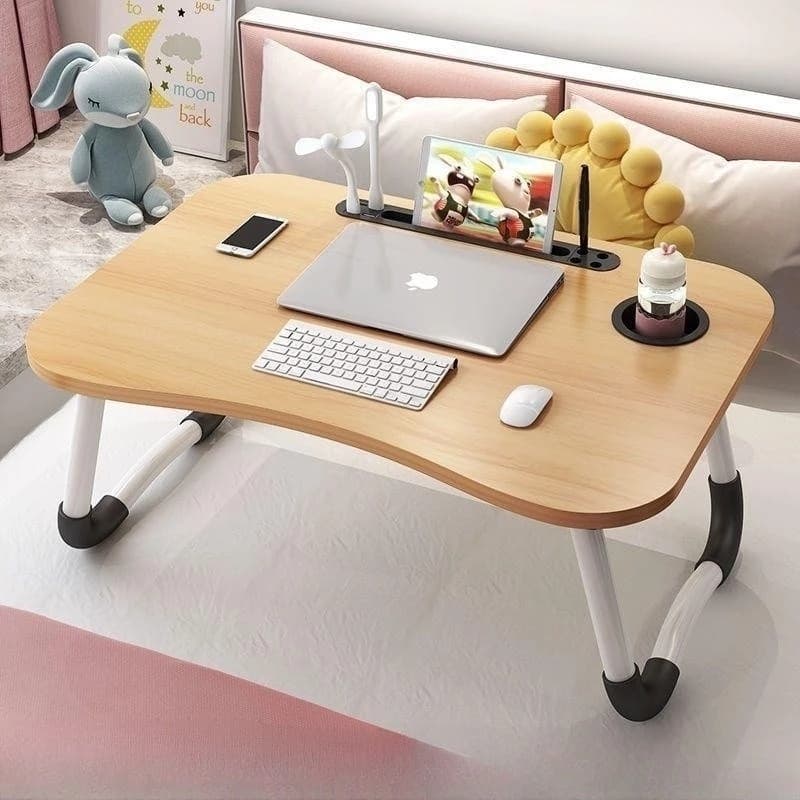Mesa Notebook Dobrável Suporte Laptop Cama Sofá Bandeja Apoio Portátil Estudo Trabalho