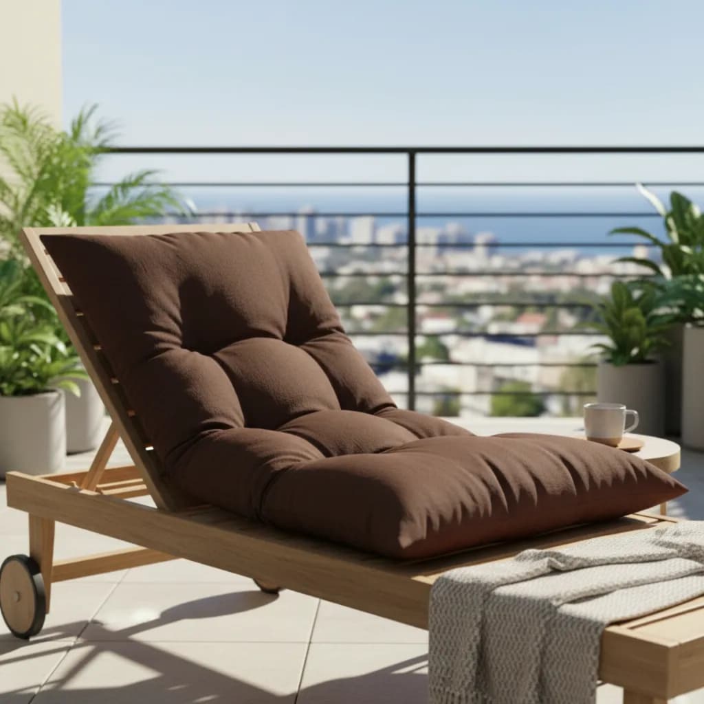 Almofada Poltrona Futon Chaise Colchonete Almofadão Espreguiçadeira Pallet 120x60cm