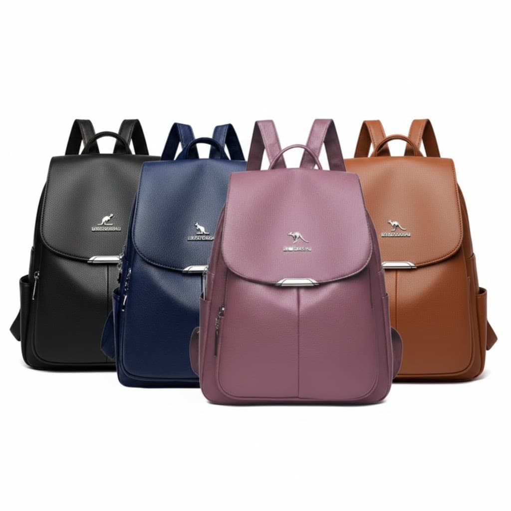 Mochila Feminina Antifurto Elegante Casual Trabalho Faculdade