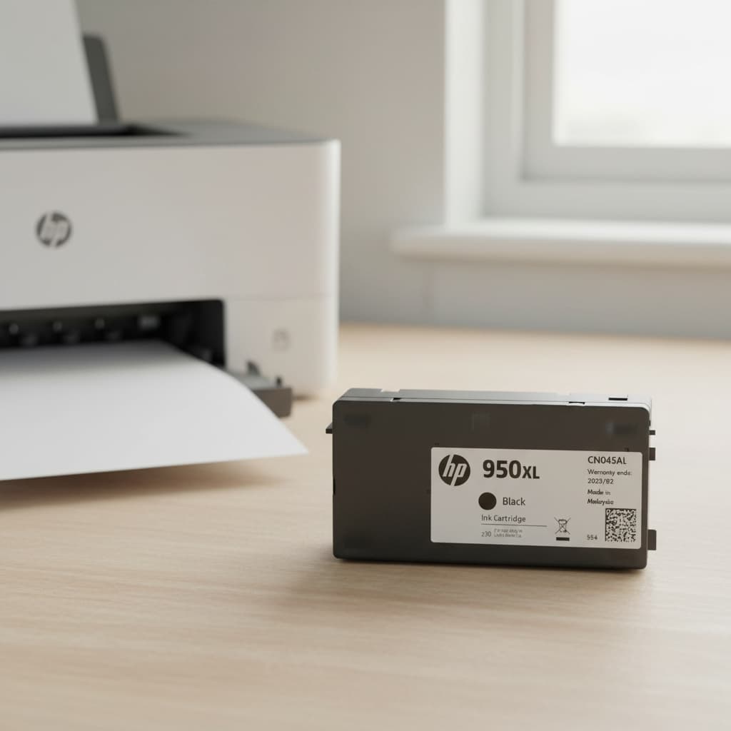 Cartucho HP 950XL Recarregável CN045AL PRETO Não remanufaturado Original Usado