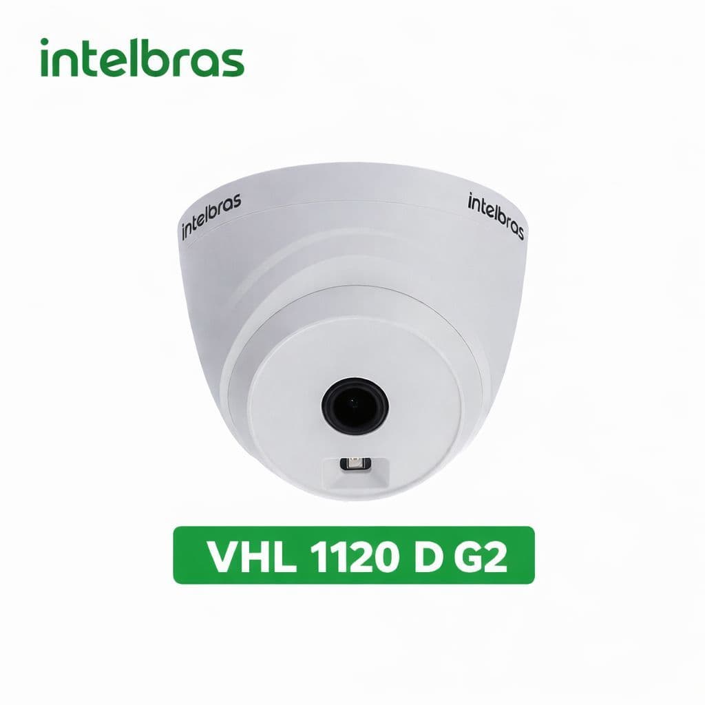 Câmera Dome intelbras VHL 1120 D G2 Tecnologia HDCVI Menu OSD Resolução HD 720p IR 20m Proteção contra Surtos de Tensão