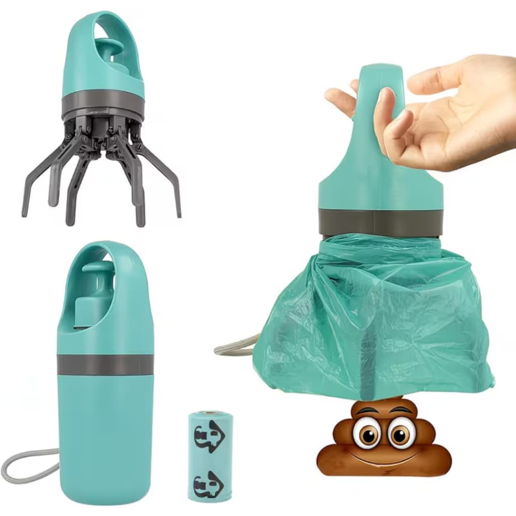 Coletor de fezes portátil para pets / pegador manual higiênico / limpeza fácil e rápido / pá higiênica cata caca/
