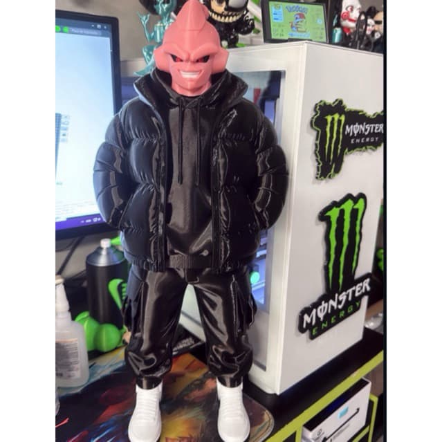 Majin Boo Gigante Icônico Urbano Street Style - Dragon Ball 55CM