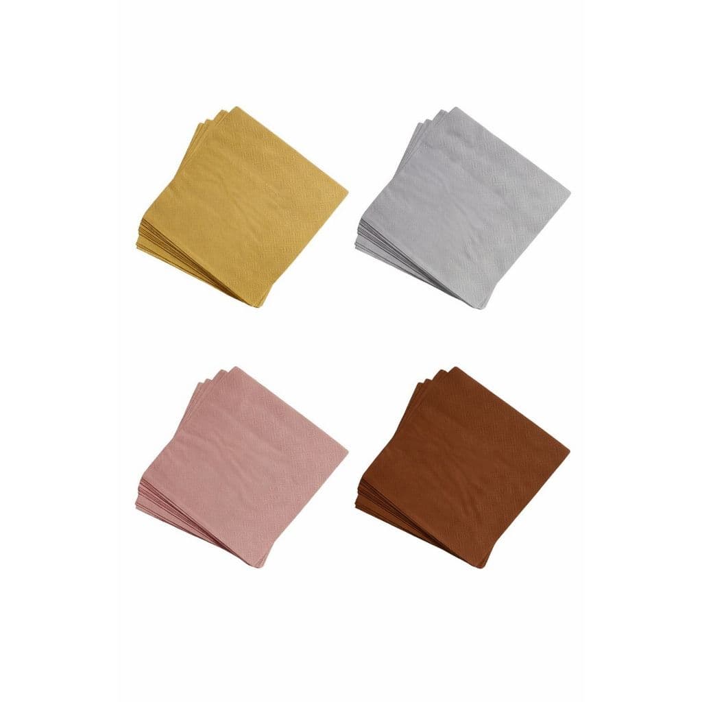 Guardanapo Premium Liso 25x25 cm Macio, Cores Especiais, Pacote com 20 unidades