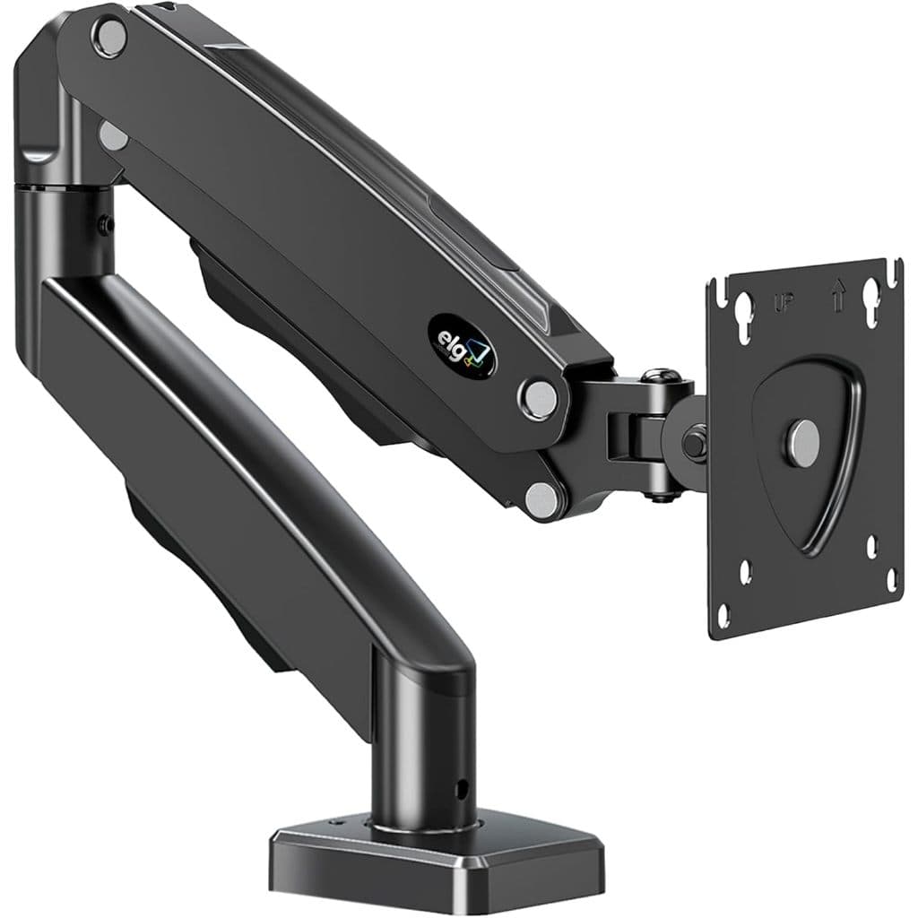 Suporte Monitor Articulado Elg Mesa F80n Pistão 17'' A 35''