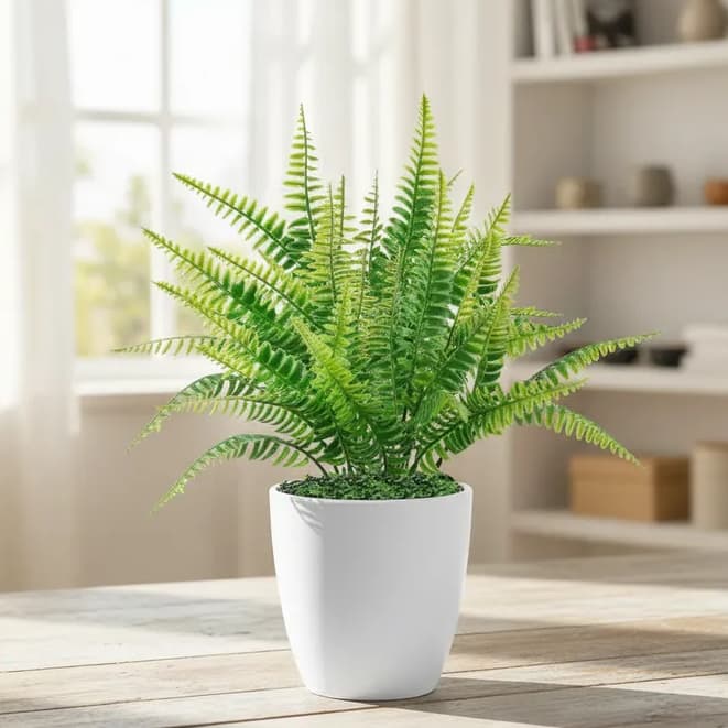 Arranjo Eucalipto Verde Real Toque Com Vaso Decorativo